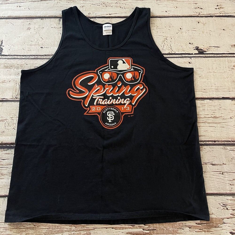 San Francisco Giants Size XL Spring Training‎ 2013 Black Tank Baseball MLB